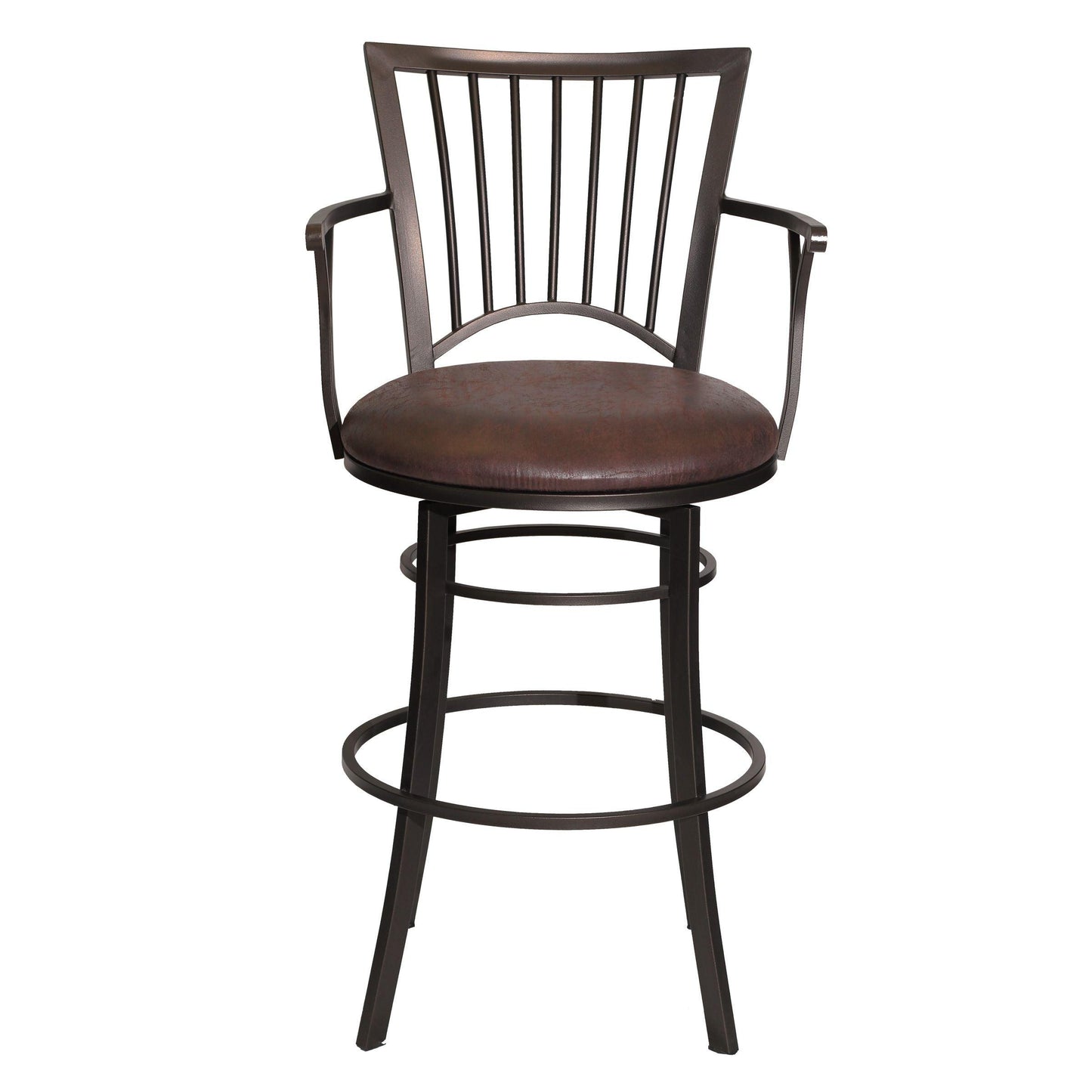 Steve Silver Bayview - Swivel Barstool - Dark Brown BAY600BS FredCo