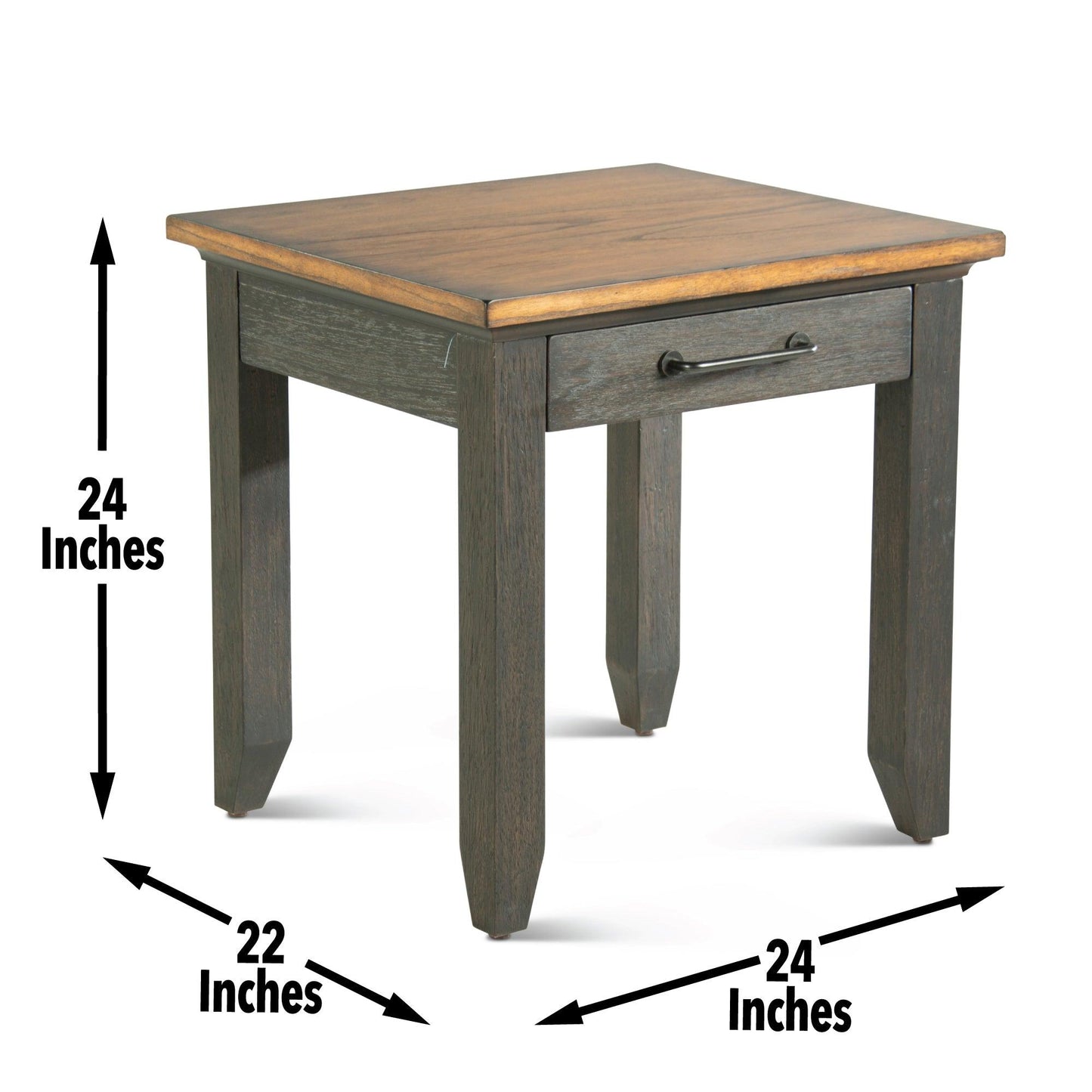 Steve Silver Bear - Creek End Table - Brown BC700EB FredCo