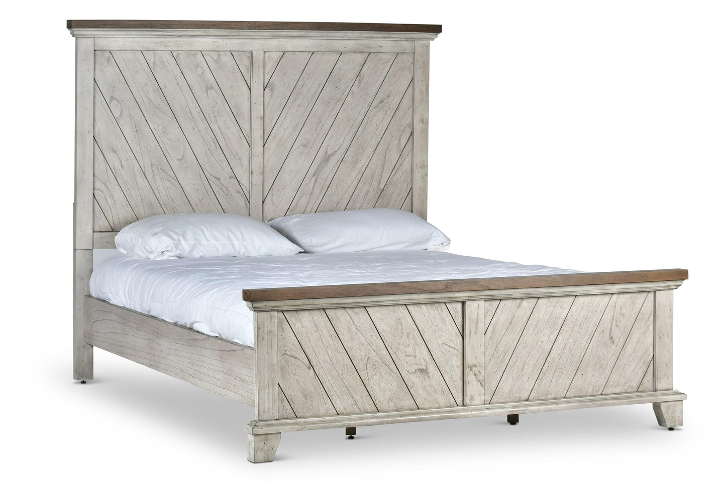 Steve Silver Bear Creek - Queen Bed - Whitewashed Gray BC900-QBED FredCo