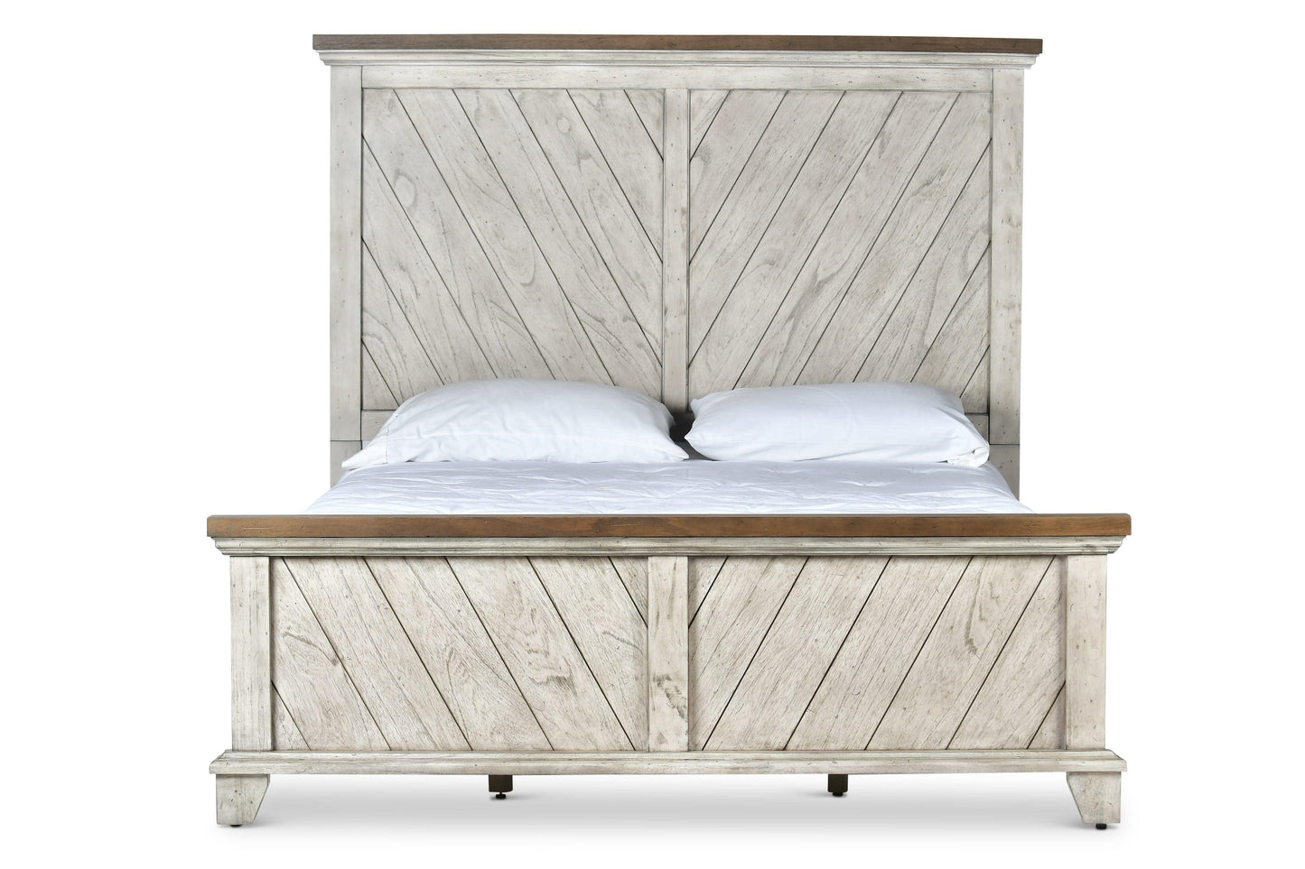 Steve Silver Bear Creek - Queen Bed - Whitewashed Gray BC900-QBED FredCo