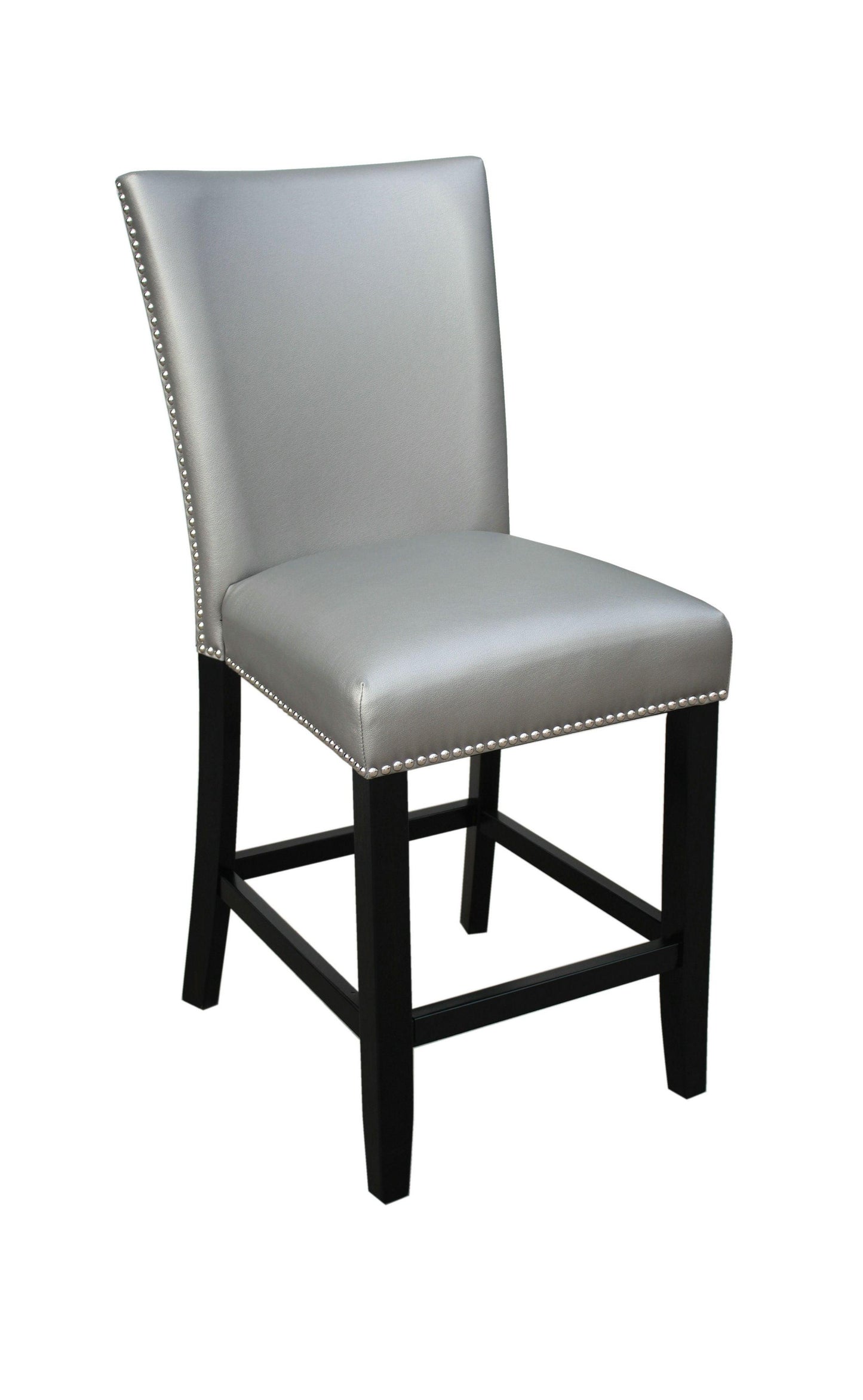 Steve Silver Camila - PU Counter Chair (Set of 2) - Silver CM420CCSN FredCo