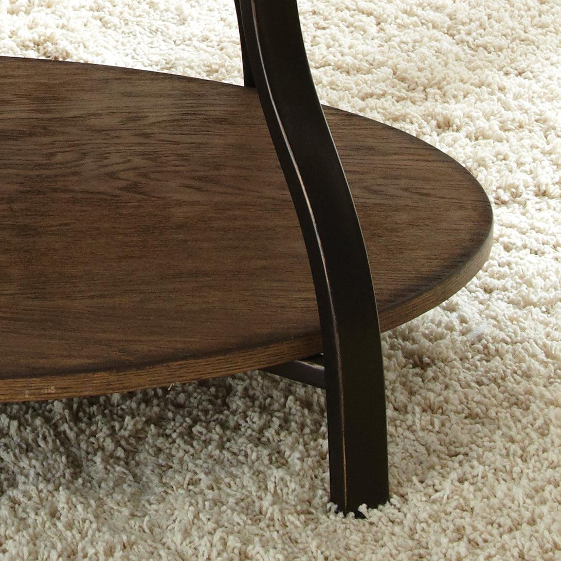Steve Silver Denise - Oval Cocktail Table - Brown DN200C FredCo