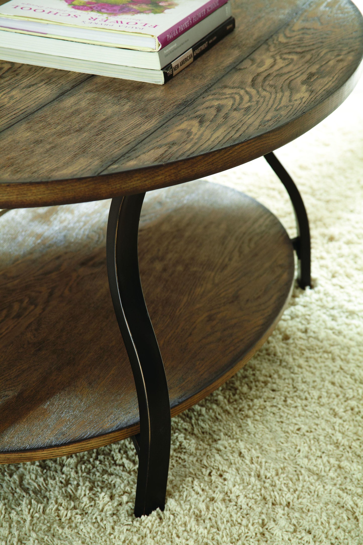Steve Silver Denise - Oval Cocktail Table - Brown DN200C FredCo