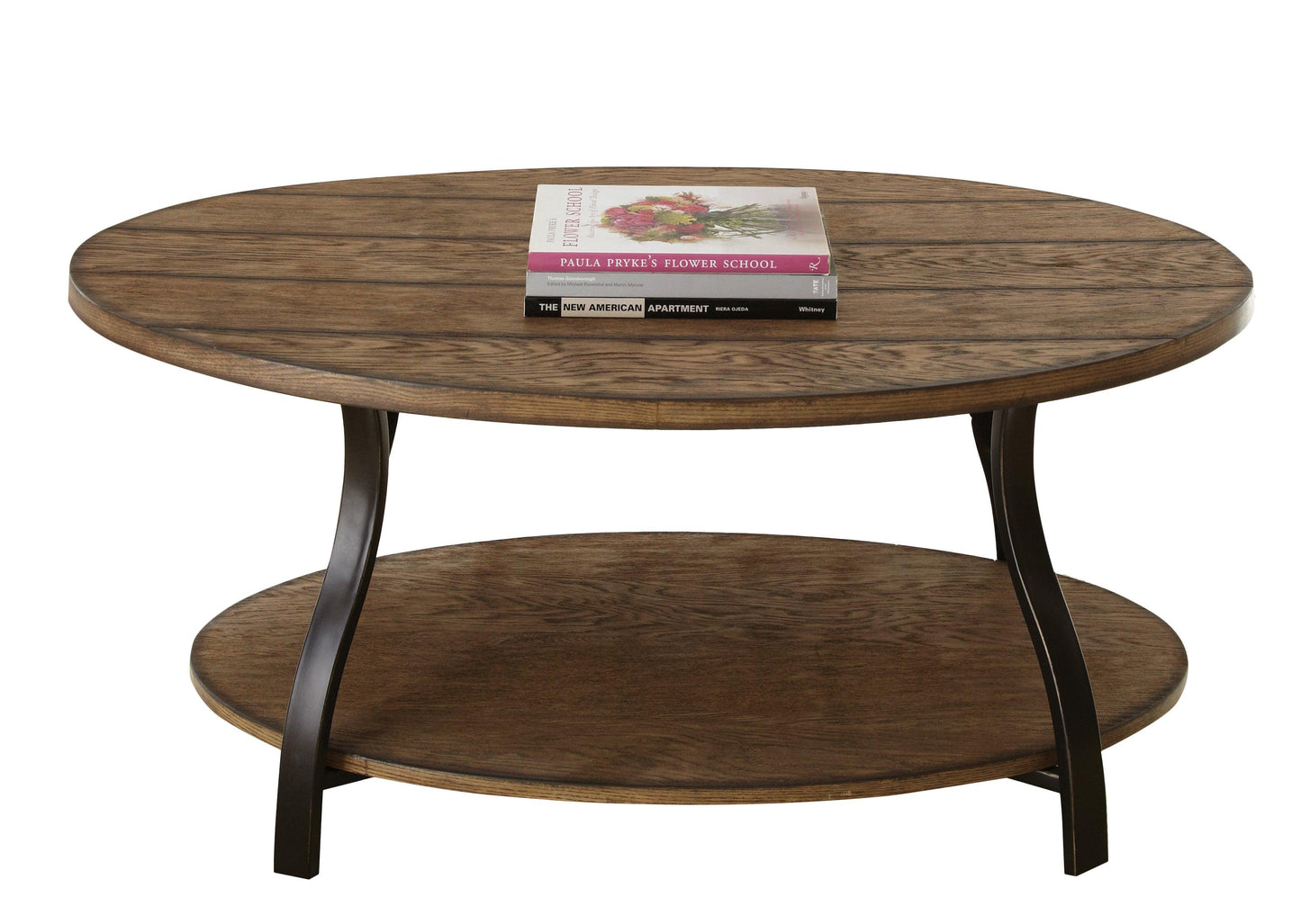 Steve Silver Denise - Oval Cocktail Table - Brown DN200C FredCo