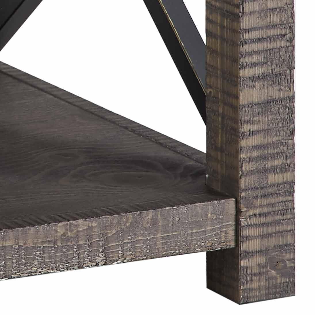 Steve Silver Dexter - Square End Table - Brown DX300E FredCo