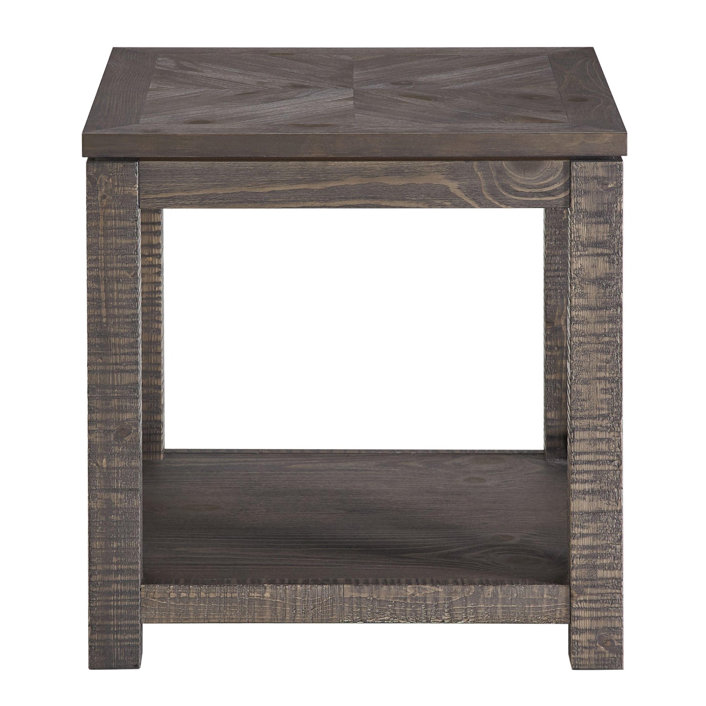 Steve Silver Dexter - Square End Table - Brown DX300E FredCo