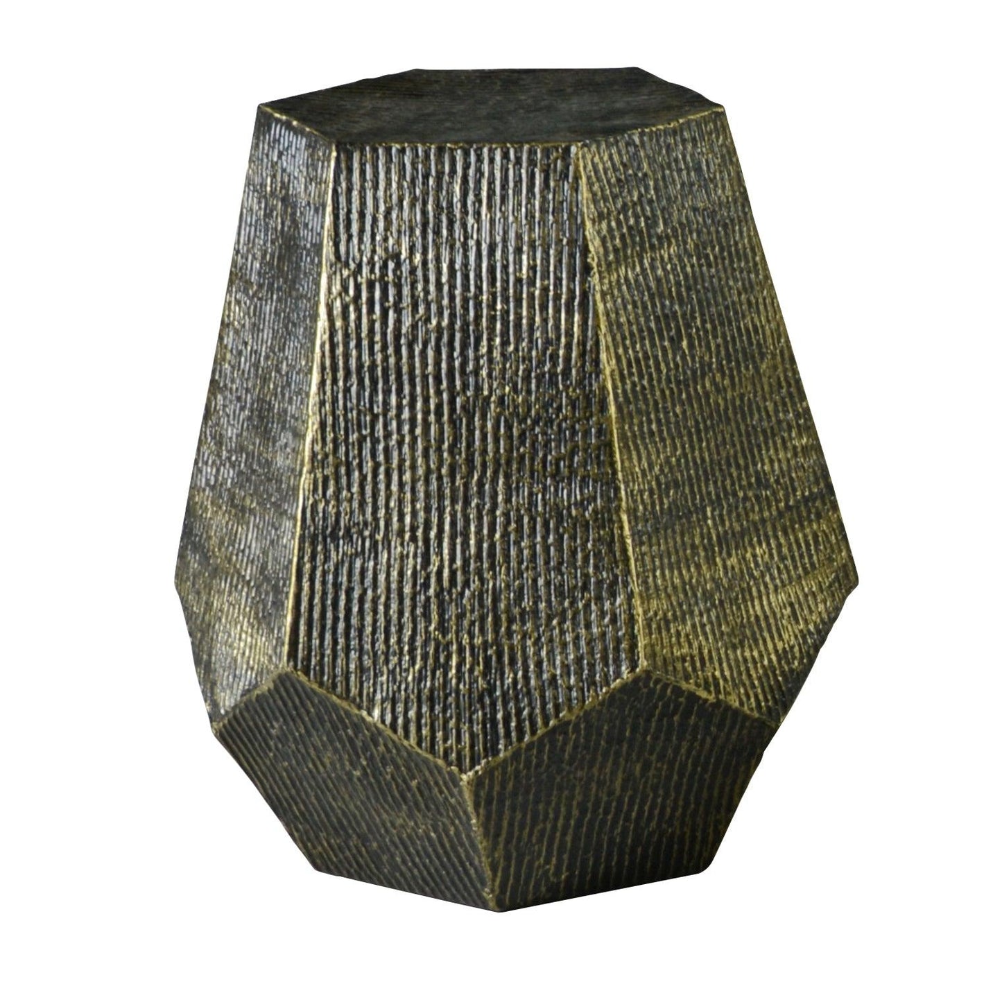 Steve Silver Donato - Hexagon End Table - Gold DT200E FredCo