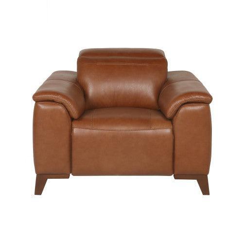 Steve Silver Dual Beefy Dual-Power Leather Recliner High-Leg Look, Articulating Headrest BM950R FredCo