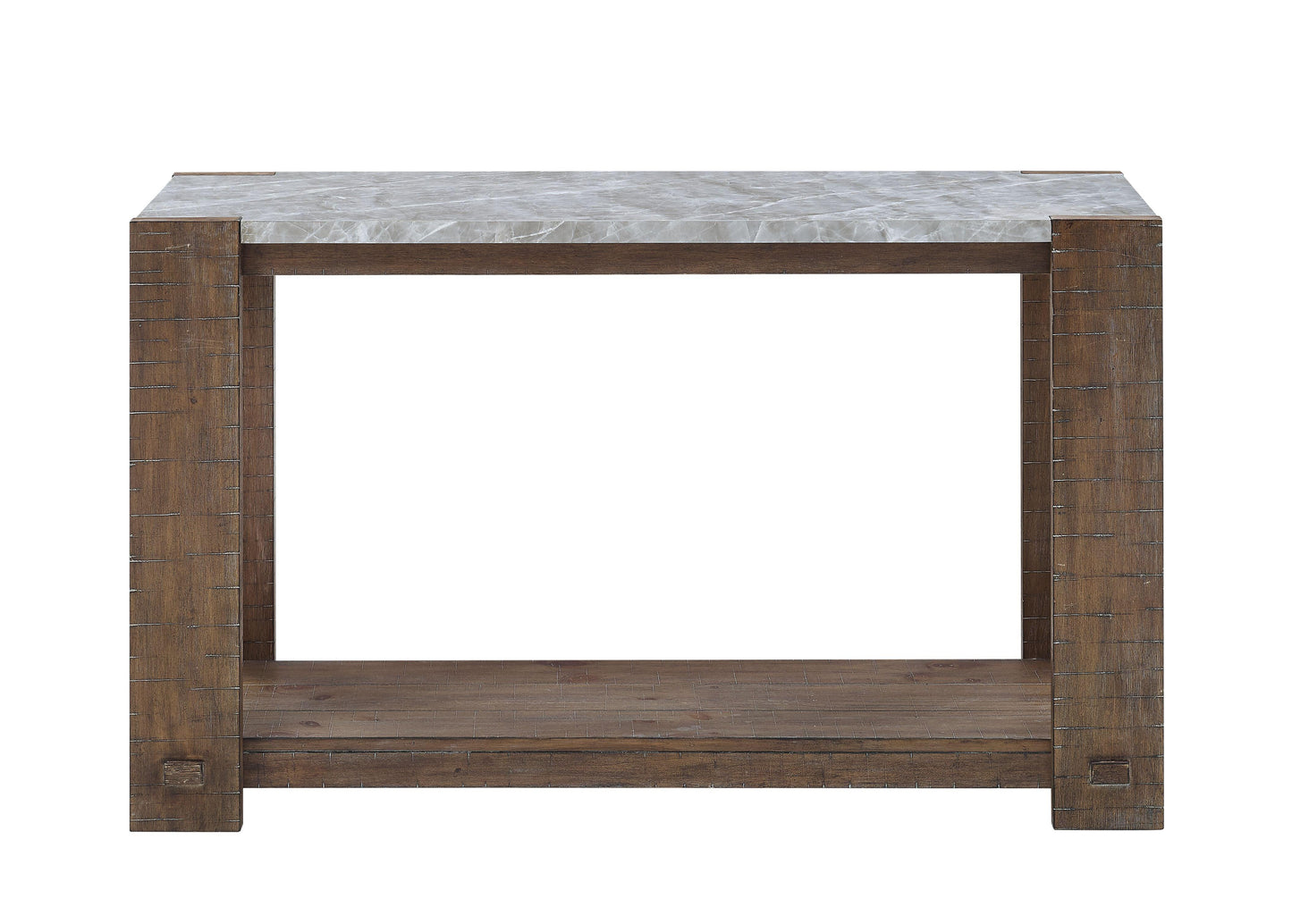 Steve Silver Libby - Sintered Stone Sofa Table - Brown LB100S FredCo