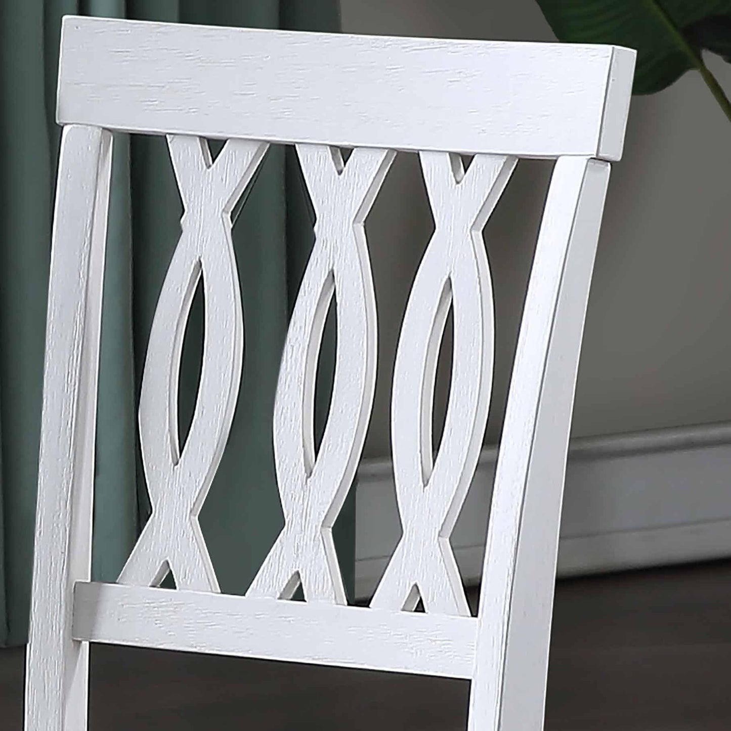 Steve Silver Naples - Side Chair (Set of 2) - White NA500SW FredCo