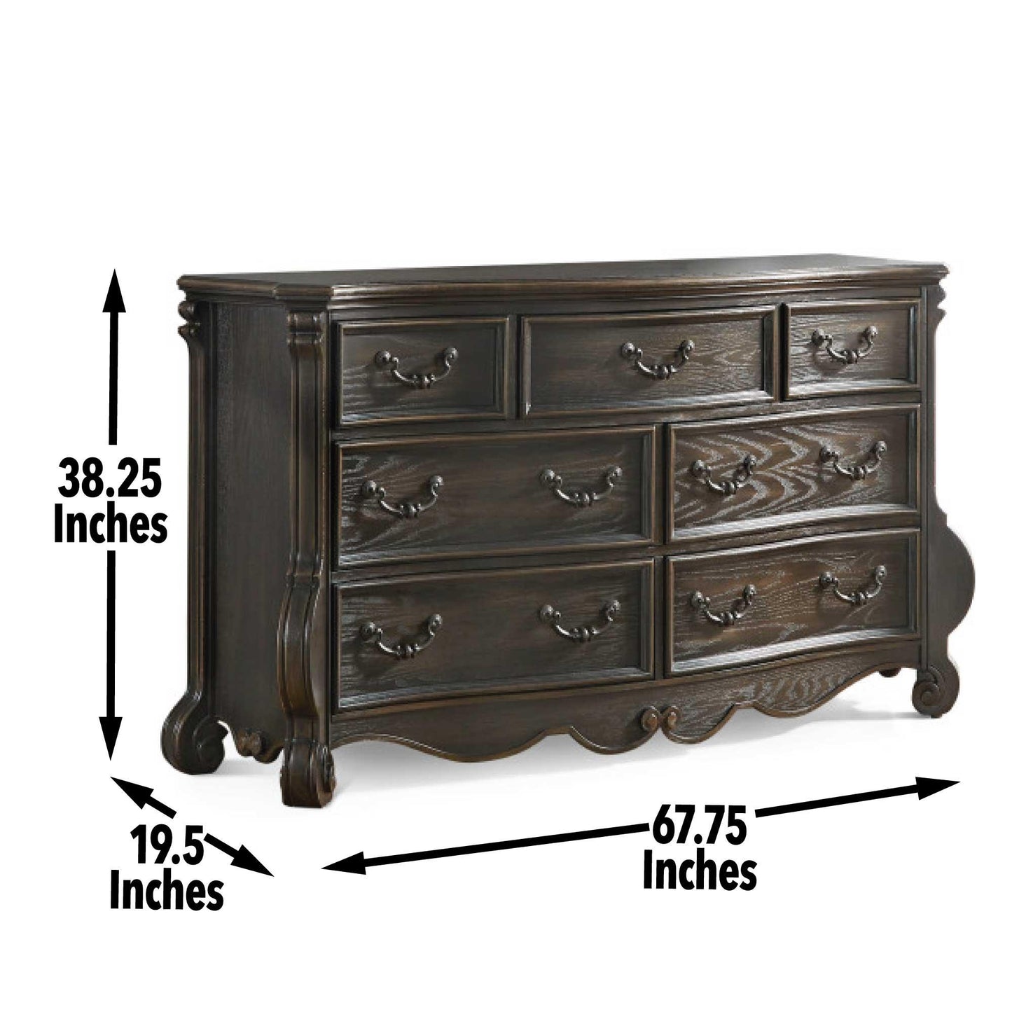 Steve Silver Rhapsody - Dresser - Dark Brown RH900DR FredCo