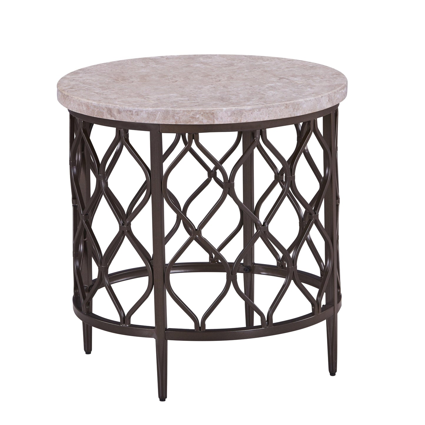 Steve Silver Roland - End Table - White RL100ETBL FredCo