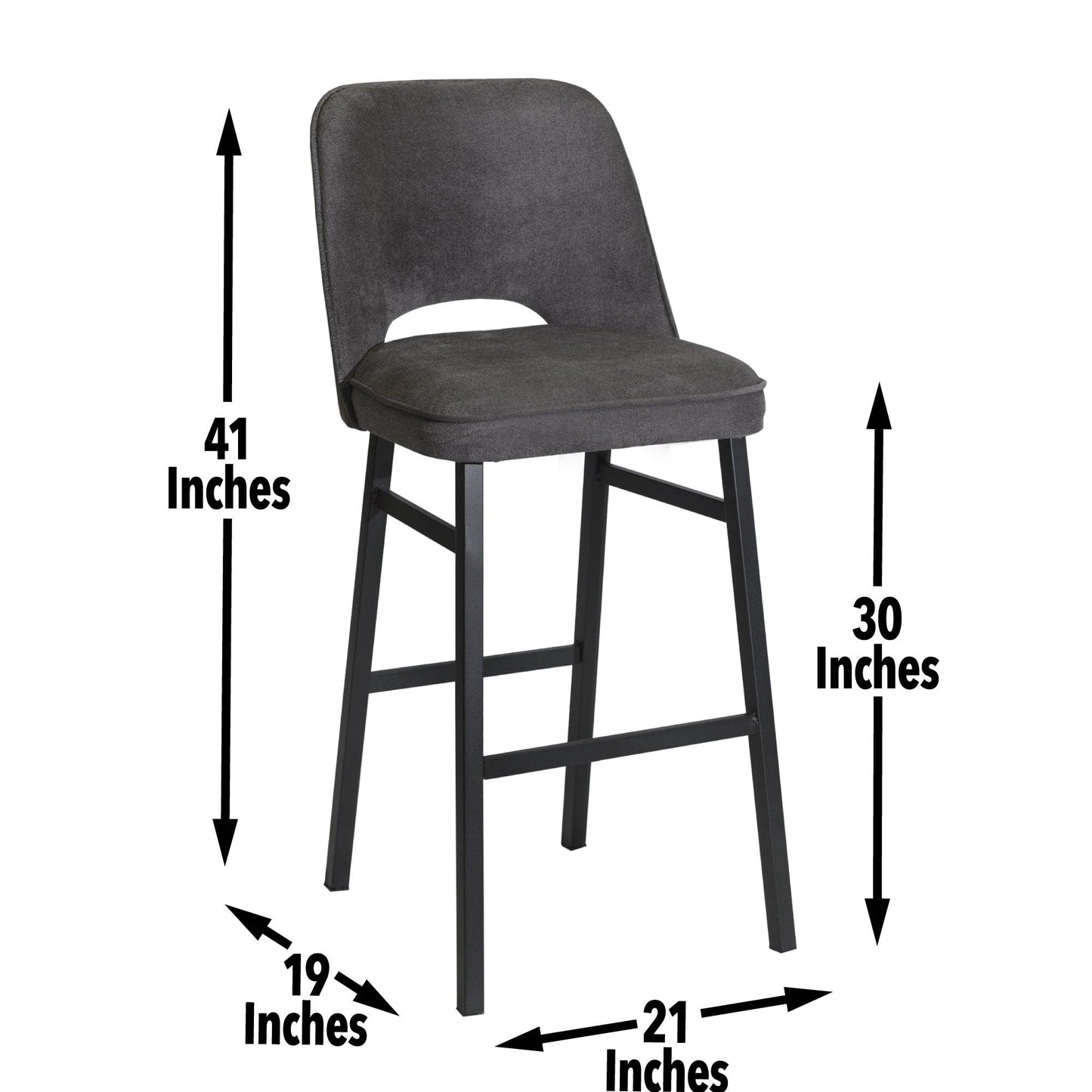 Steve Silver Sarah - Barstool - Brown SRH600BS FredCo