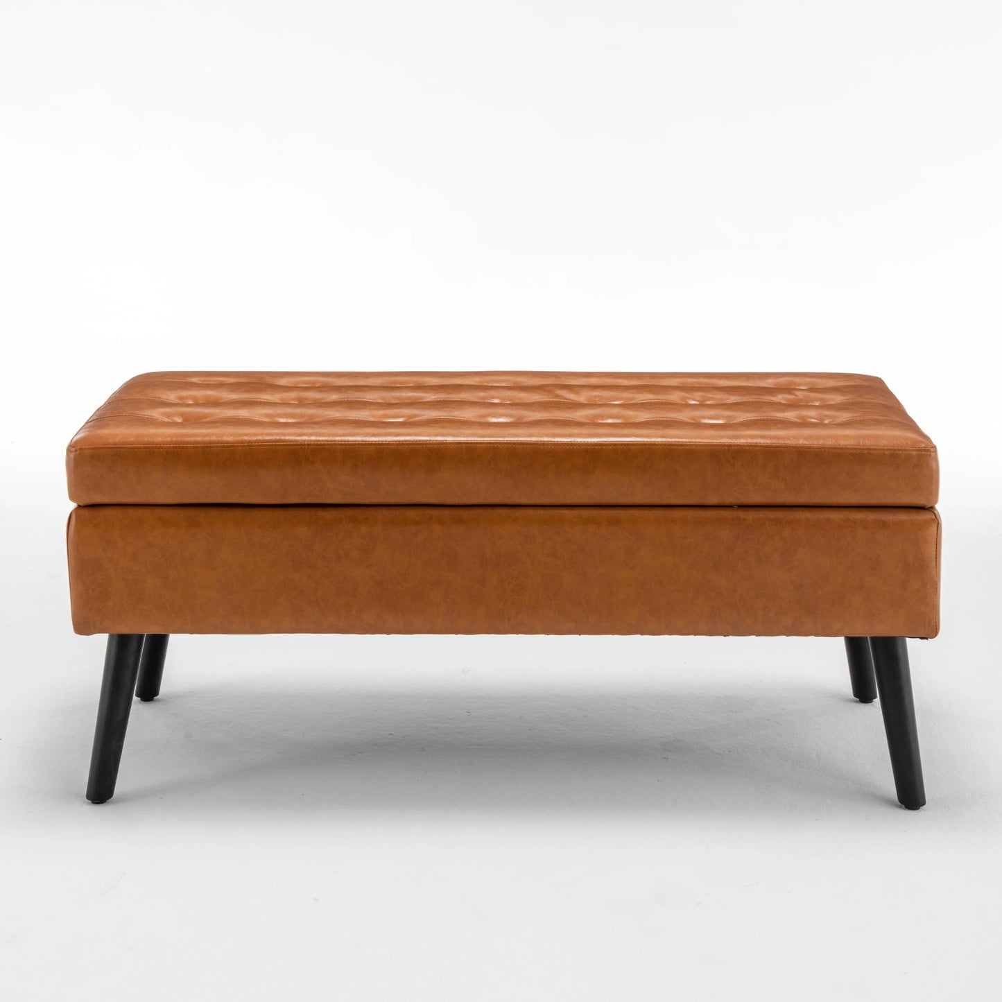 Storage Bench with Storage Bench Brown Leather Bench FredCo
