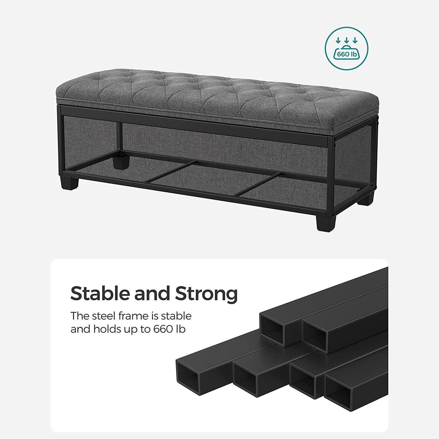 Storage Ottoman Bench FredCo