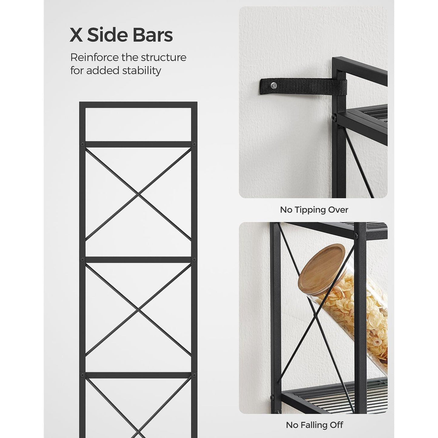 Storage Shelf with X Side Frames FredCo