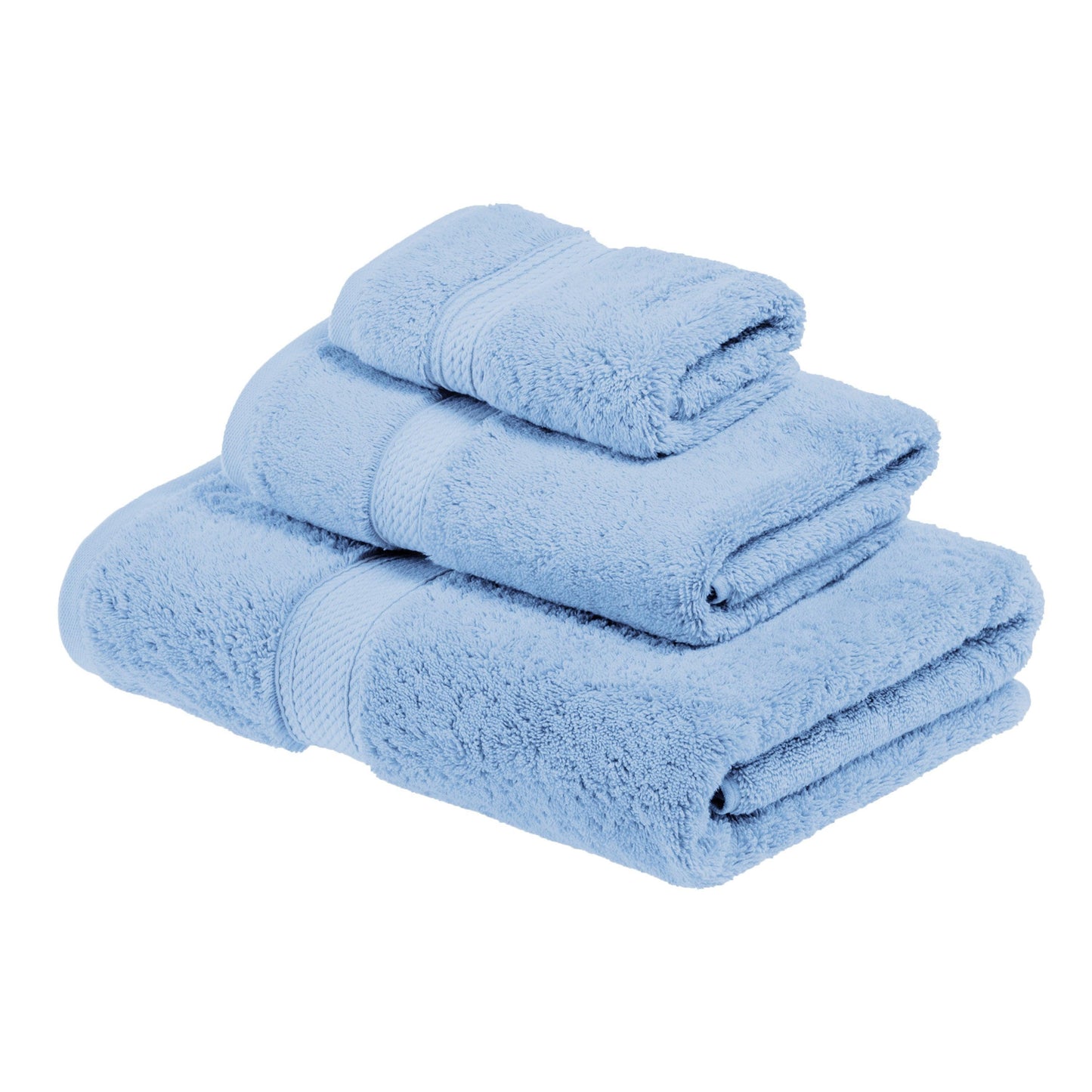 Super Plush and Absorbent Egyptian Cotton 3-Piece Towel Set FredCo