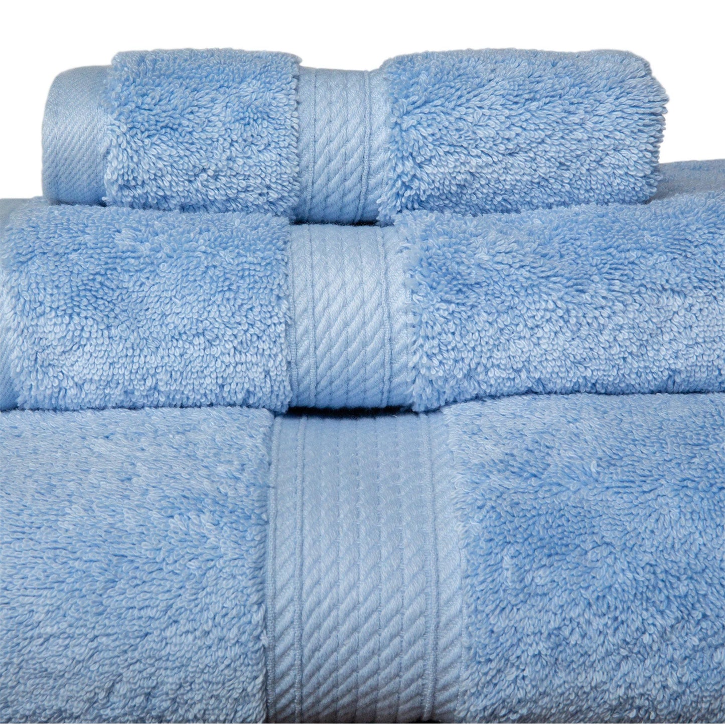 Super Plush and Absorbent Egyptian Cotton 3-Piece Towel Set FredCo
