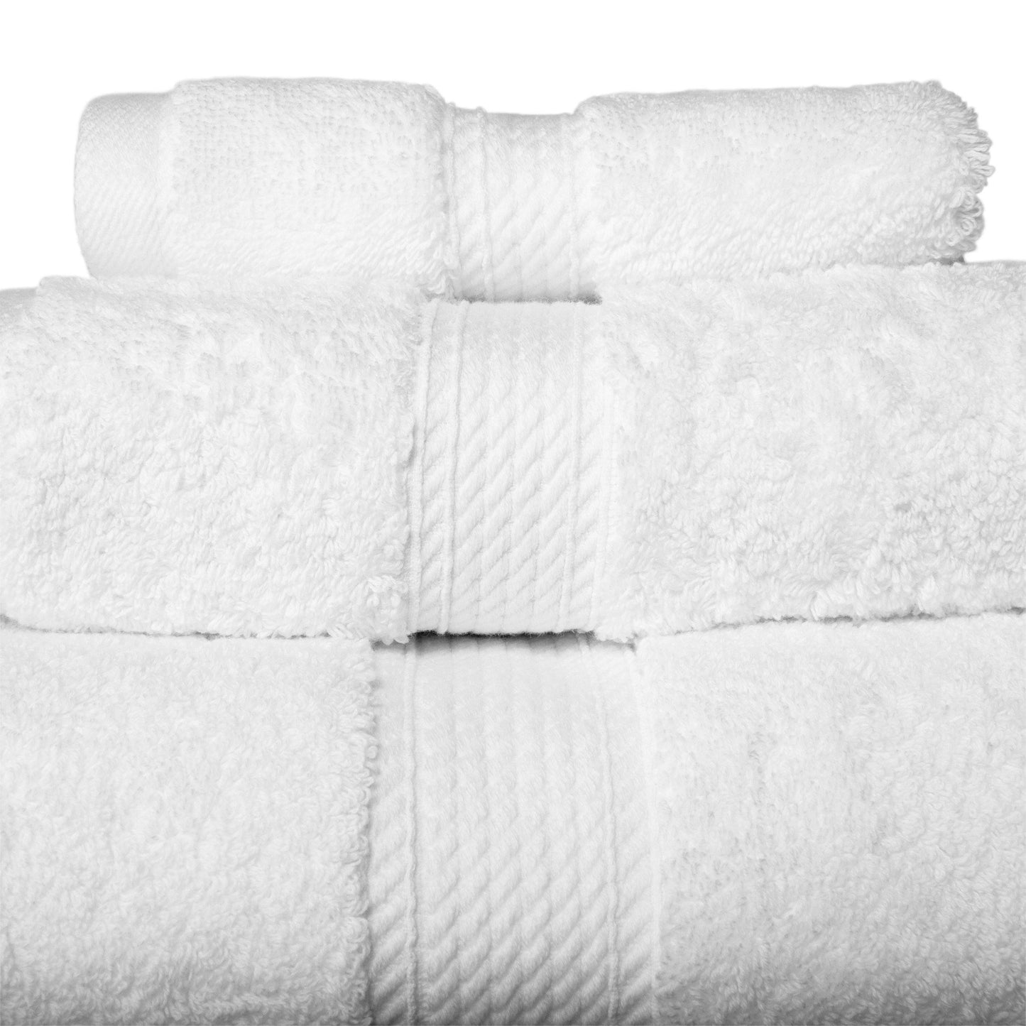 Super Plush and Absorbent Egyptian Cotton 3-Piece Towel Set FredCo