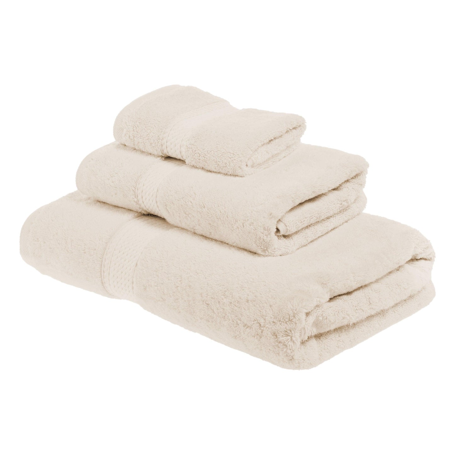 Super Plush and Absorbent Egyptian Cotton 3-Piece Towel Set FredCo