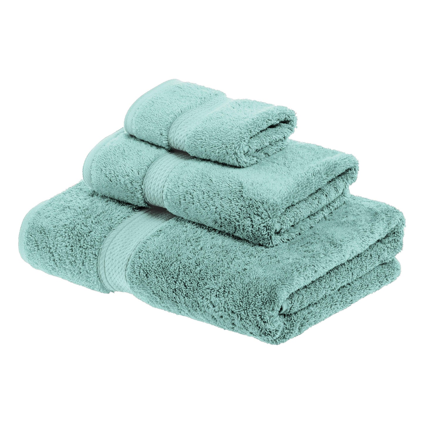 Super Plush and Absorbent Egyptian Cotton 3-Piece Towel Set FredCo