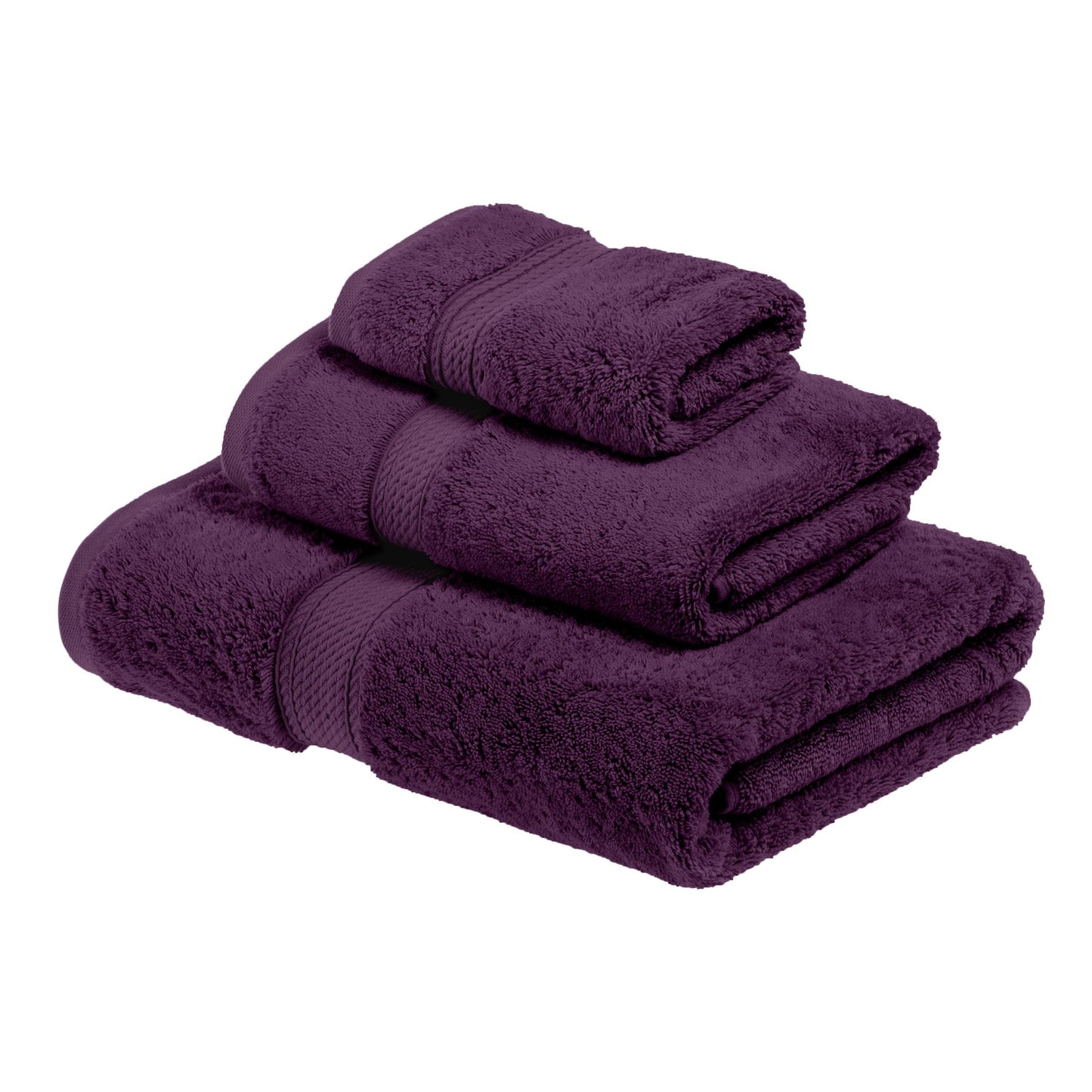 Super Plush and Absorbent Egyptian Cotton 3-Piece Towel Set FredCo