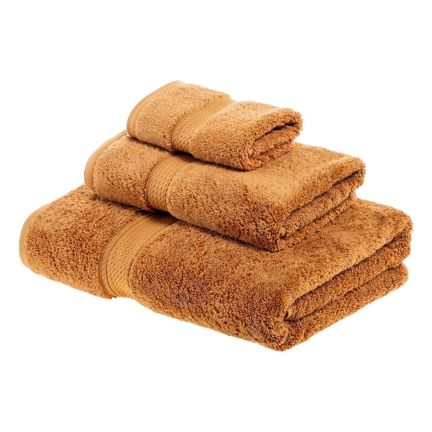 Super Plush and Absorbent Egyptian Cotton 3-Piece Towel Set FredCo