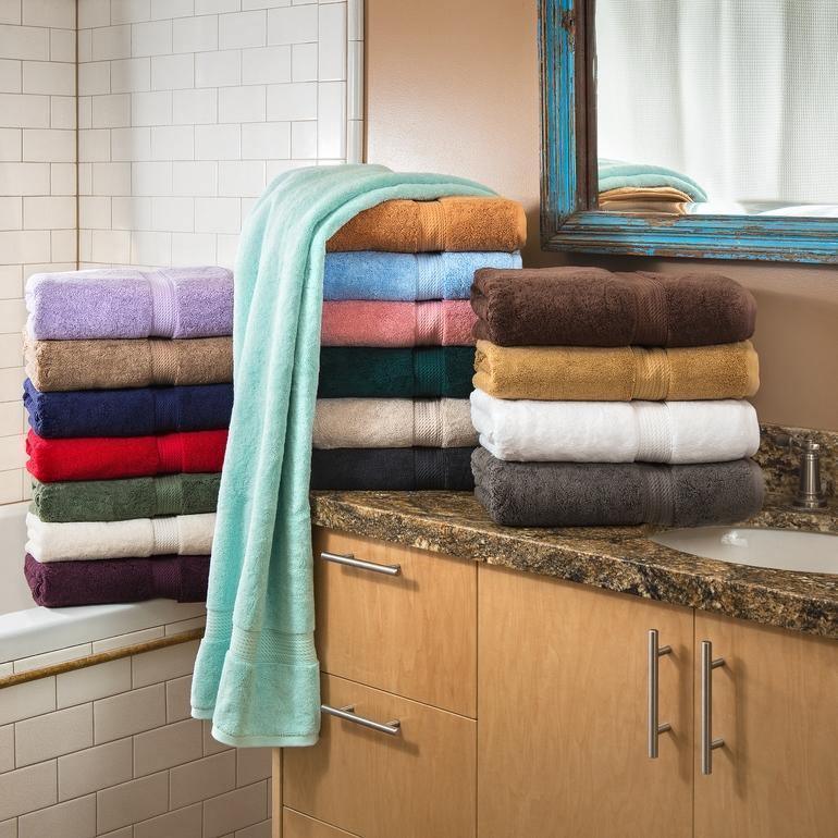 Super Plush and Absorbent Egyptian Cotton 3-Piece Towel Set FredCo