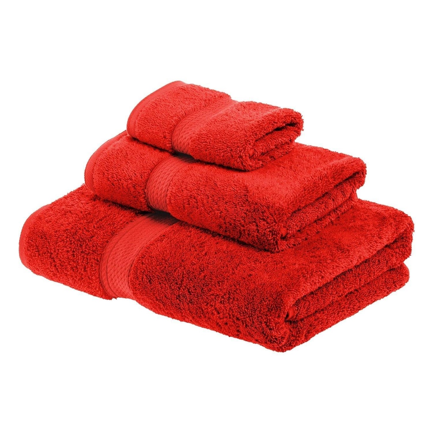 Super Plush and Absorbent Egyptian Cotton 3-Piece Towel Set FredCo