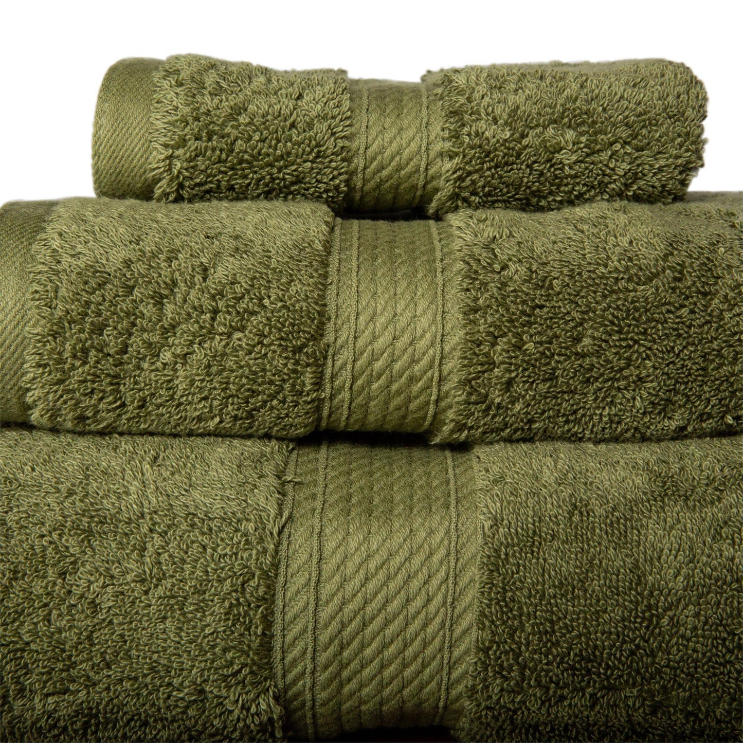 Super Plush and Absorbent Egyptian Cotton 3-Piece Towel Set FredCo