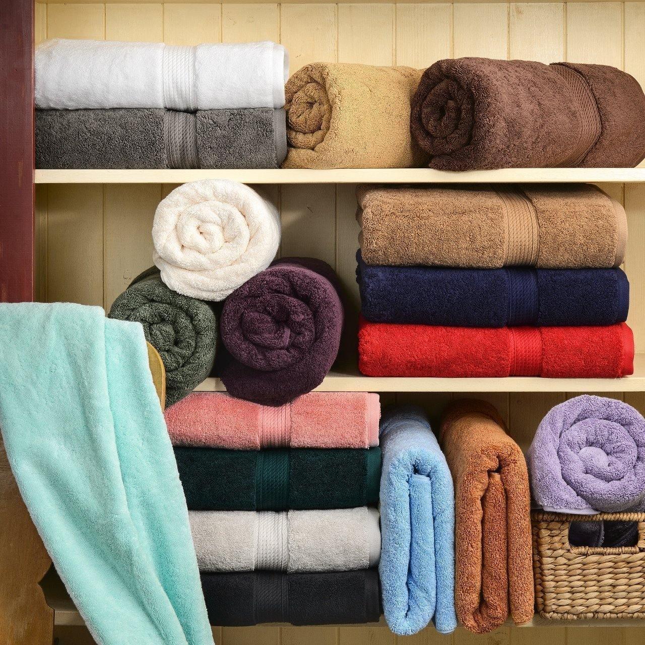 Super Plush and Absorbent Egyptian Cotton 6-Piece Towel Set FredCo