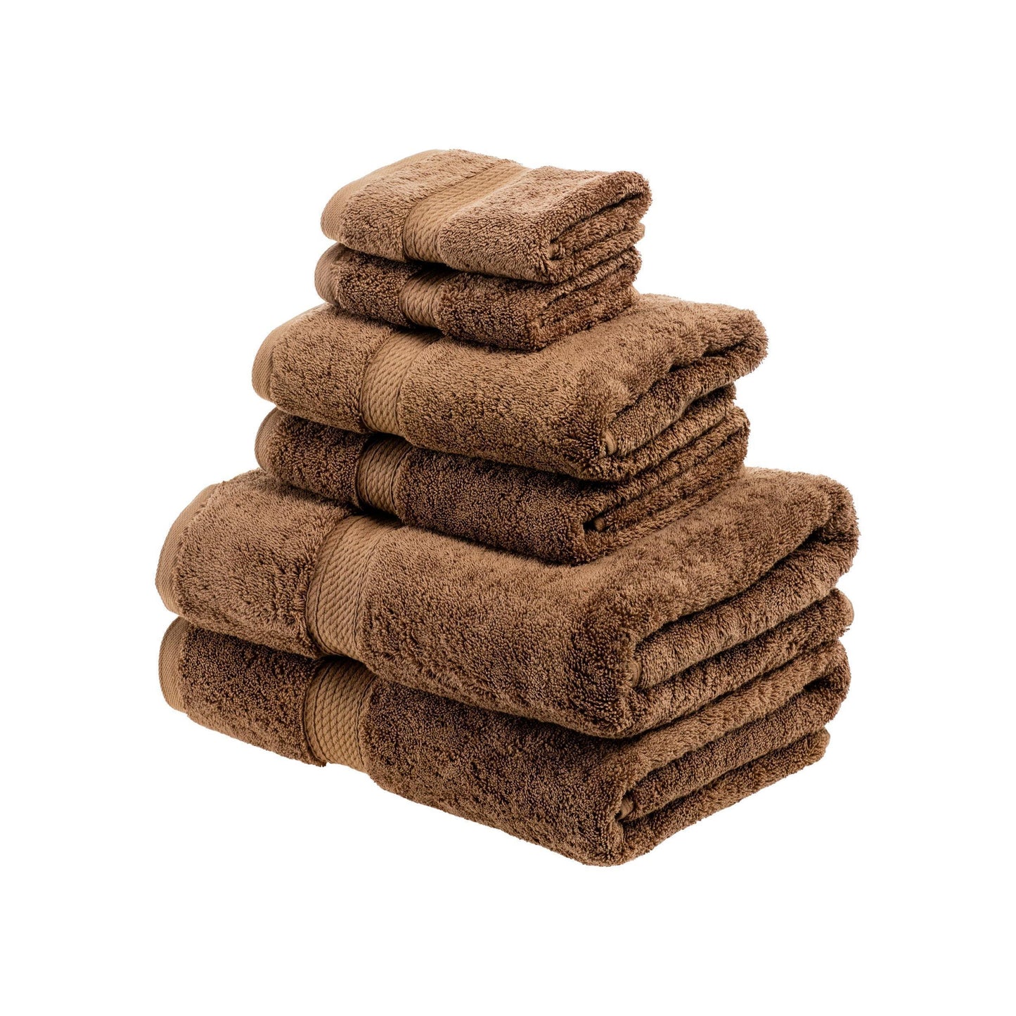 Super Plush and Absorbent Egyptian Cotton 6-Piece Towel Set FredCo
