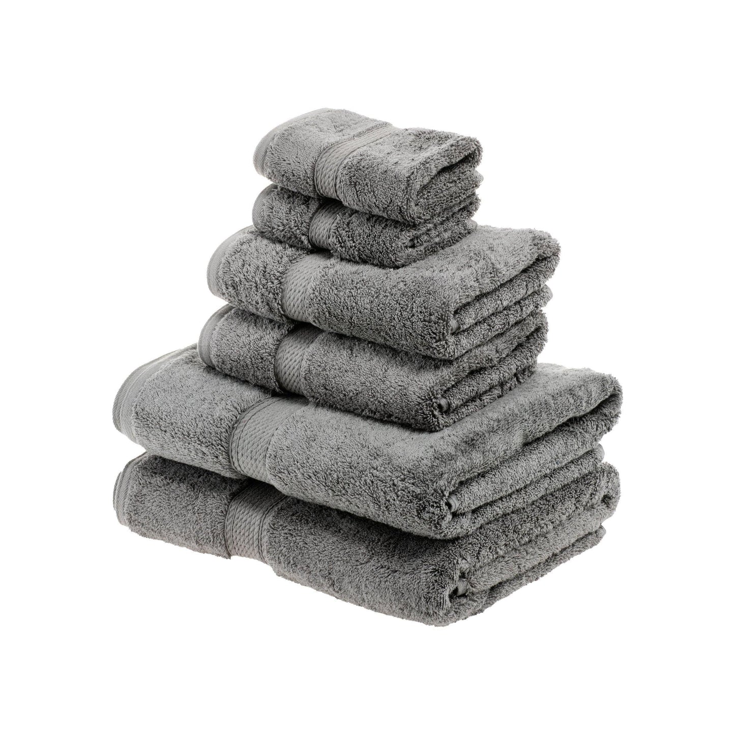Super Plush and Absorbent Egyptian Cotton 6-Piece Towel Set FredCo