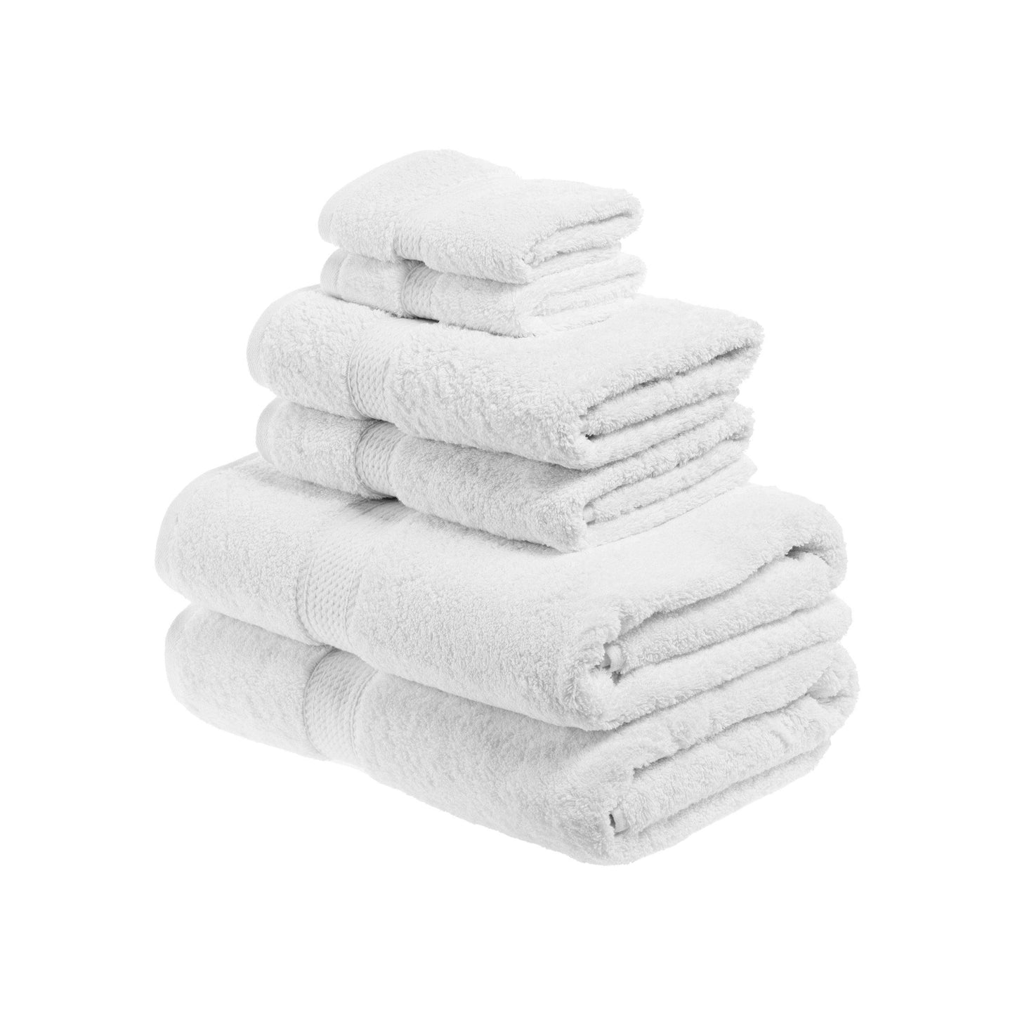 Super Plush and Absorbent Egyptian Cotton 6-Piece Towel Set FredCo