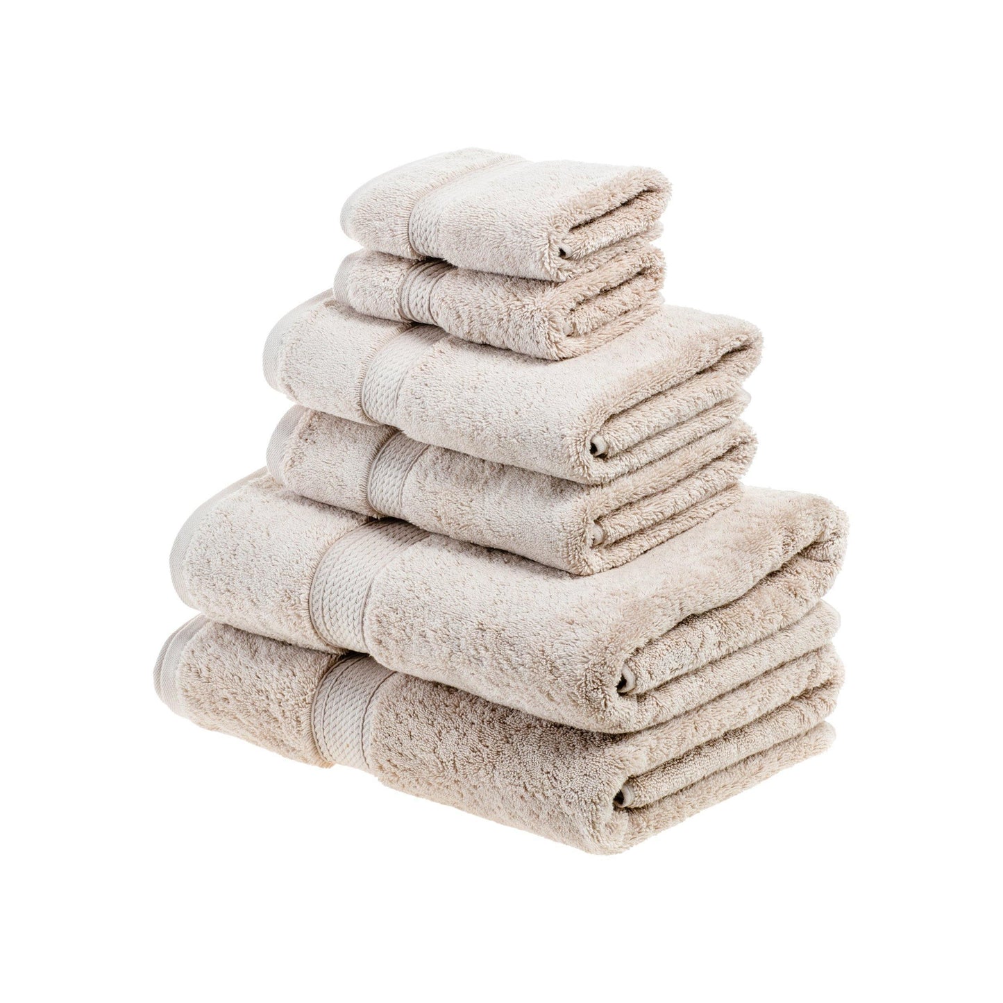 Super Plush and Absorbent Egyptian Cotton 6-Piece Towel Set FredCo