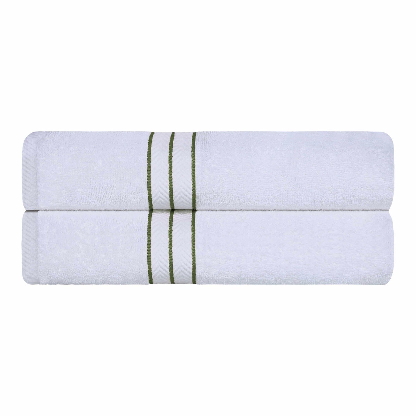 Superior Long Staple Combed Cotton 2-Piece Bath Towel Set FredCo