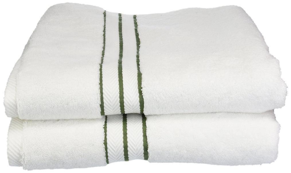 Superior Long Staple Combed Cotton 2-Piece Bath Towel Set FredCo