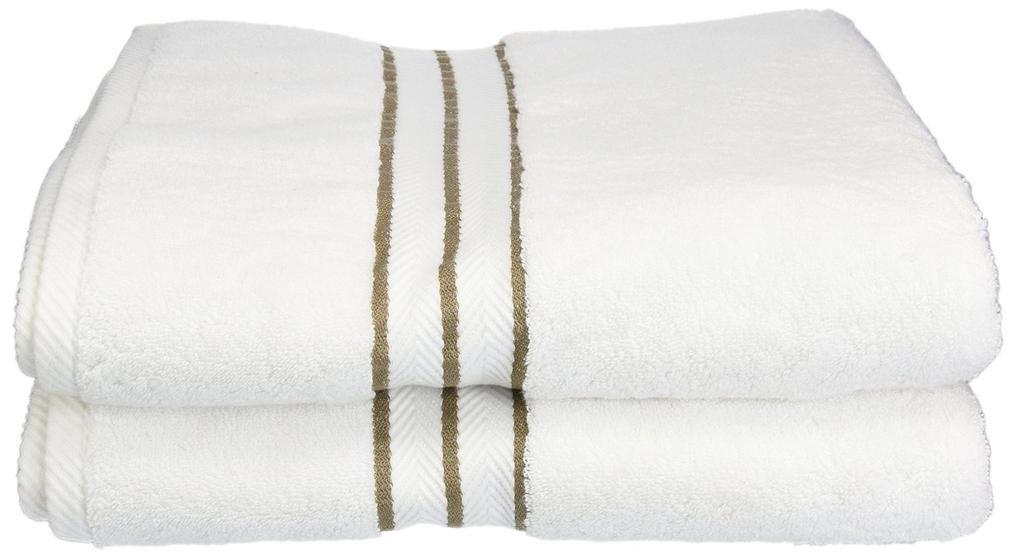 Superior Long Staple Combed Cotton 2-Piece Bath Towel Set FredCo