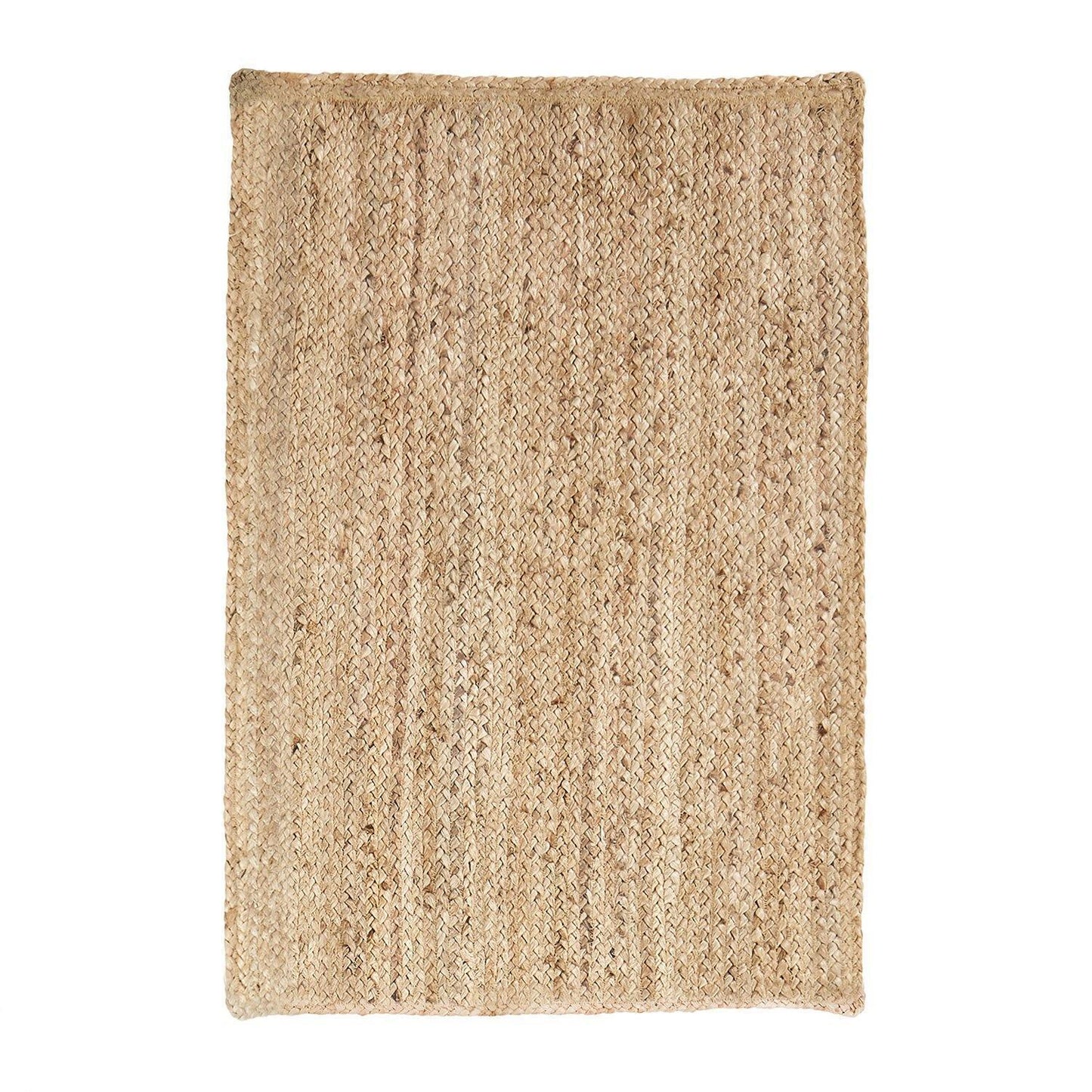 Superior Natural Braided Collection Hand Woven Jute Rug FredCo