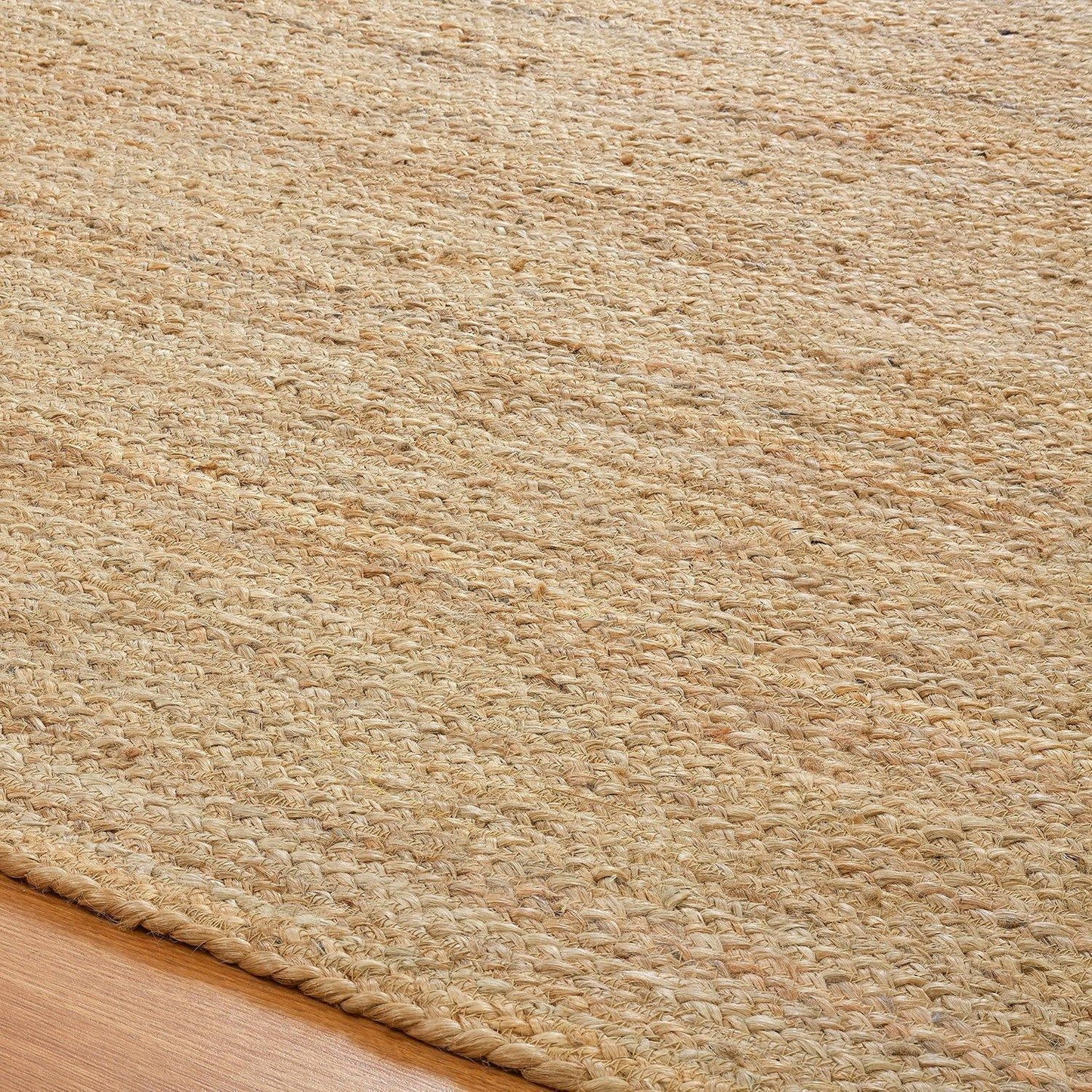 Superior Natural Braided Collection Hand Woven Jute Rug FredCo