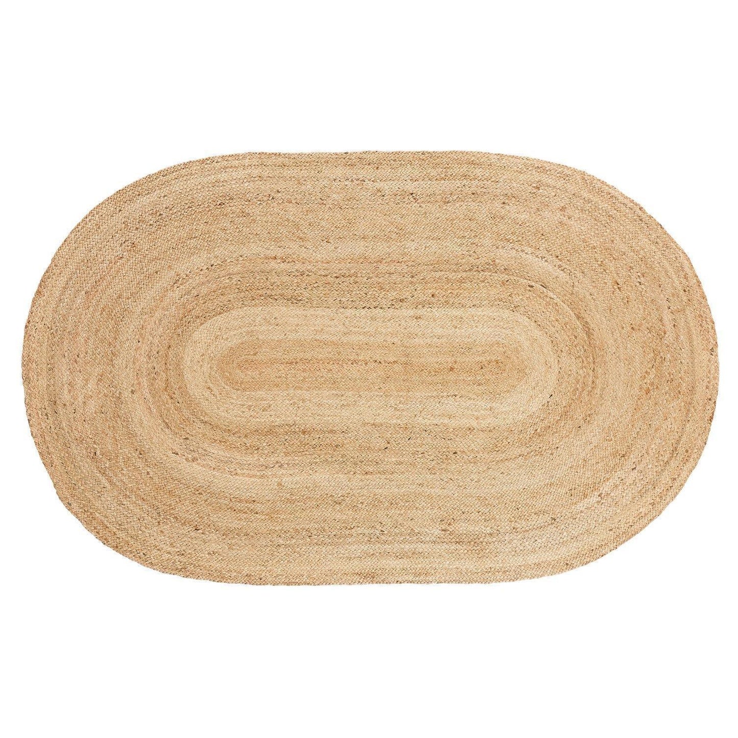 Superior Natural Braided Collection Hand Woven Jute Rug FredCo