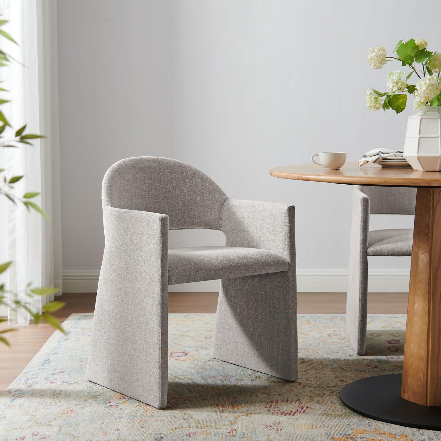 Talia Upholstered Fabric Dining Armchair by Modway FredCo