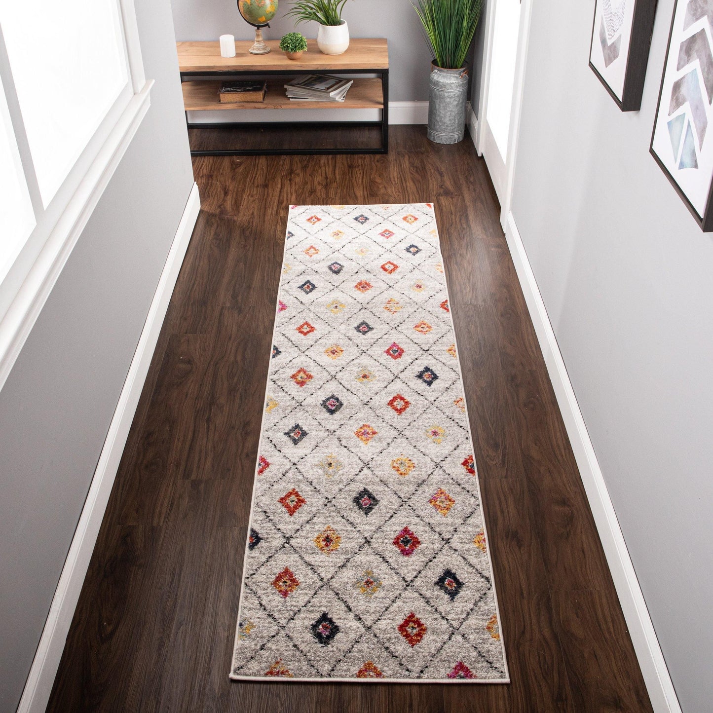 Tavon Mid-Century Traditional Sandstone Rug FredCo