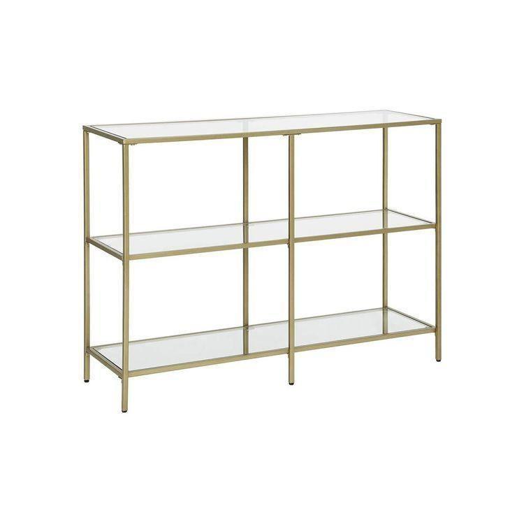 Tempered Glass Sofa Table FredCo