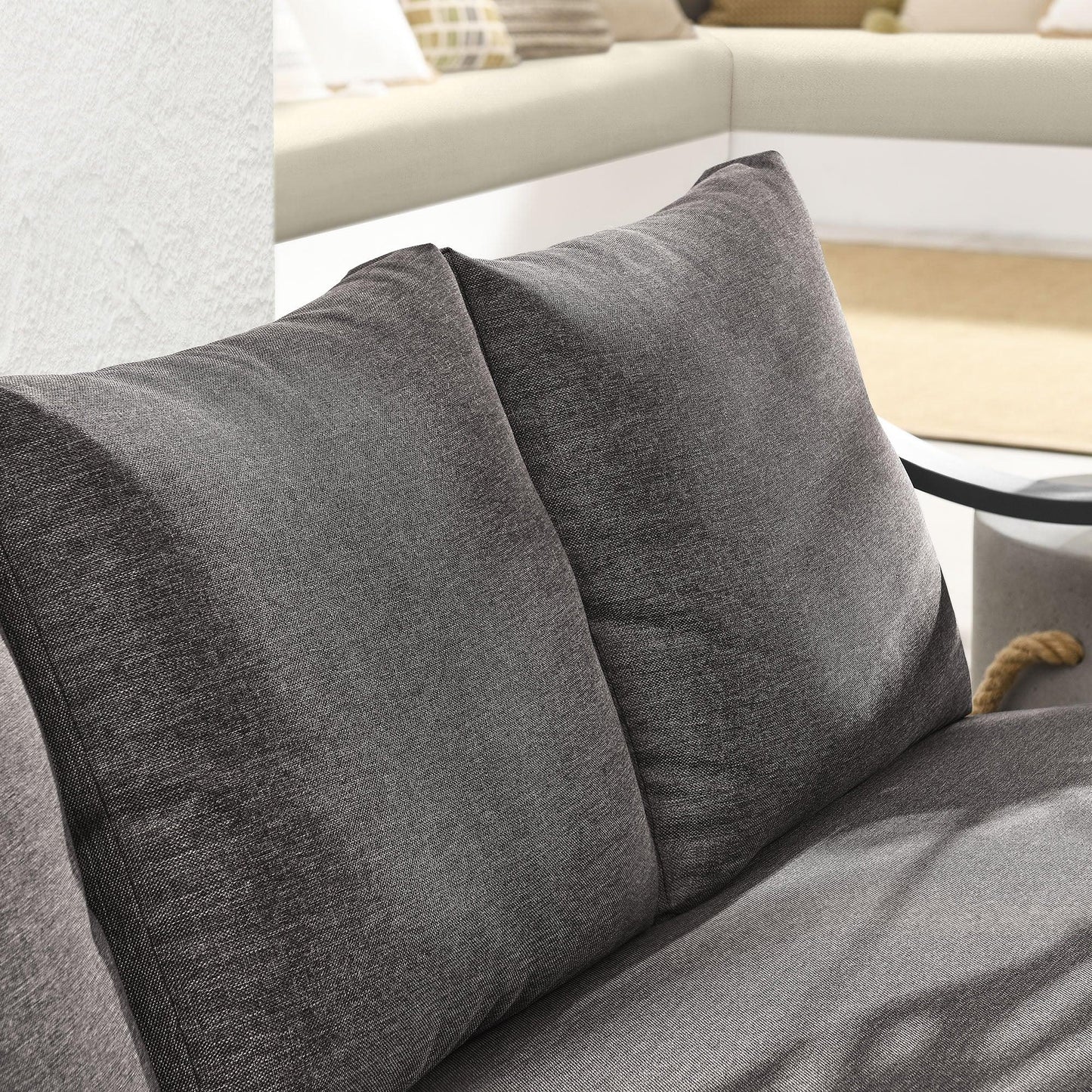 Terrace Outdoor Patio Aluminum Sofa by Modway FredCo