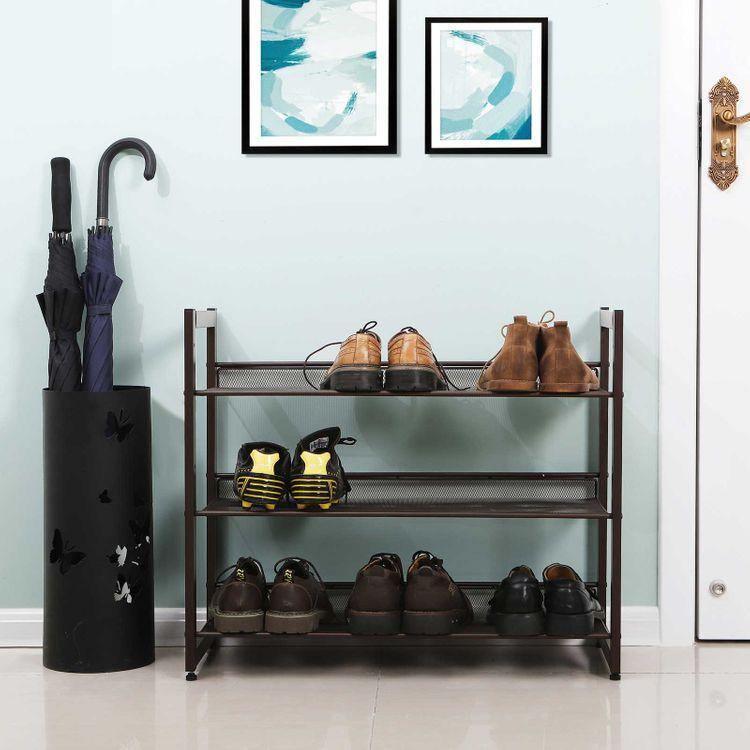 Tier Adjustable Shoe Rack FredCo