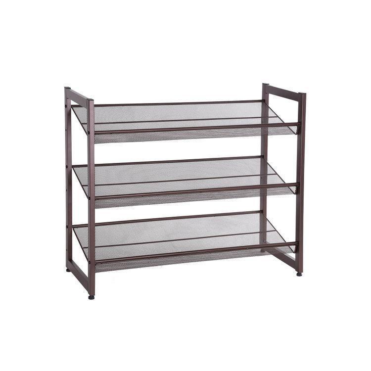 Tier Adjustable Shoe Rack FredCo
