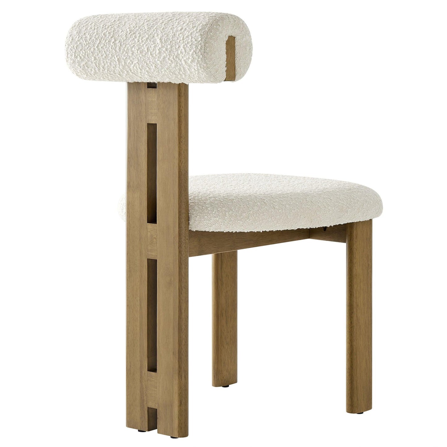 Torian Boucle Fabric Dining Chair Set of 2 by Modway FredCo