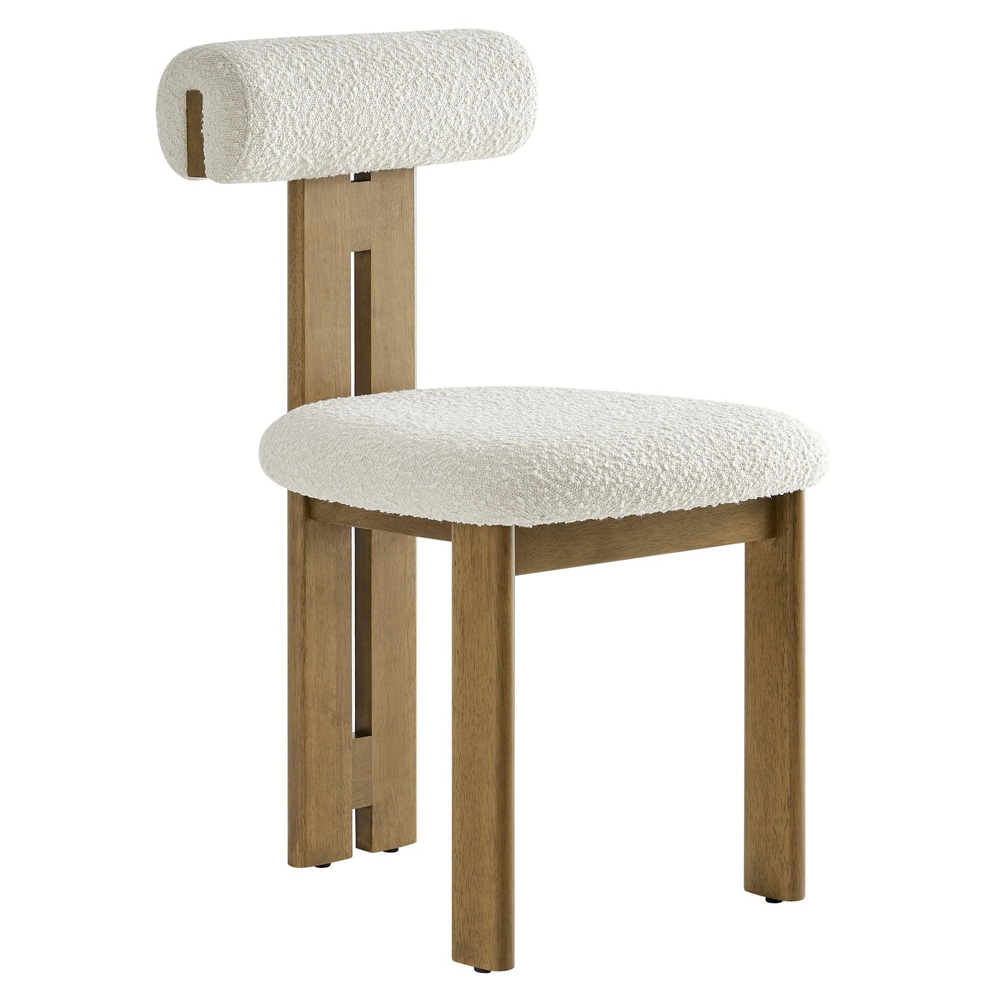 Torian Boucle Fabric Dining Chair Set of 2 by Modway FredCo