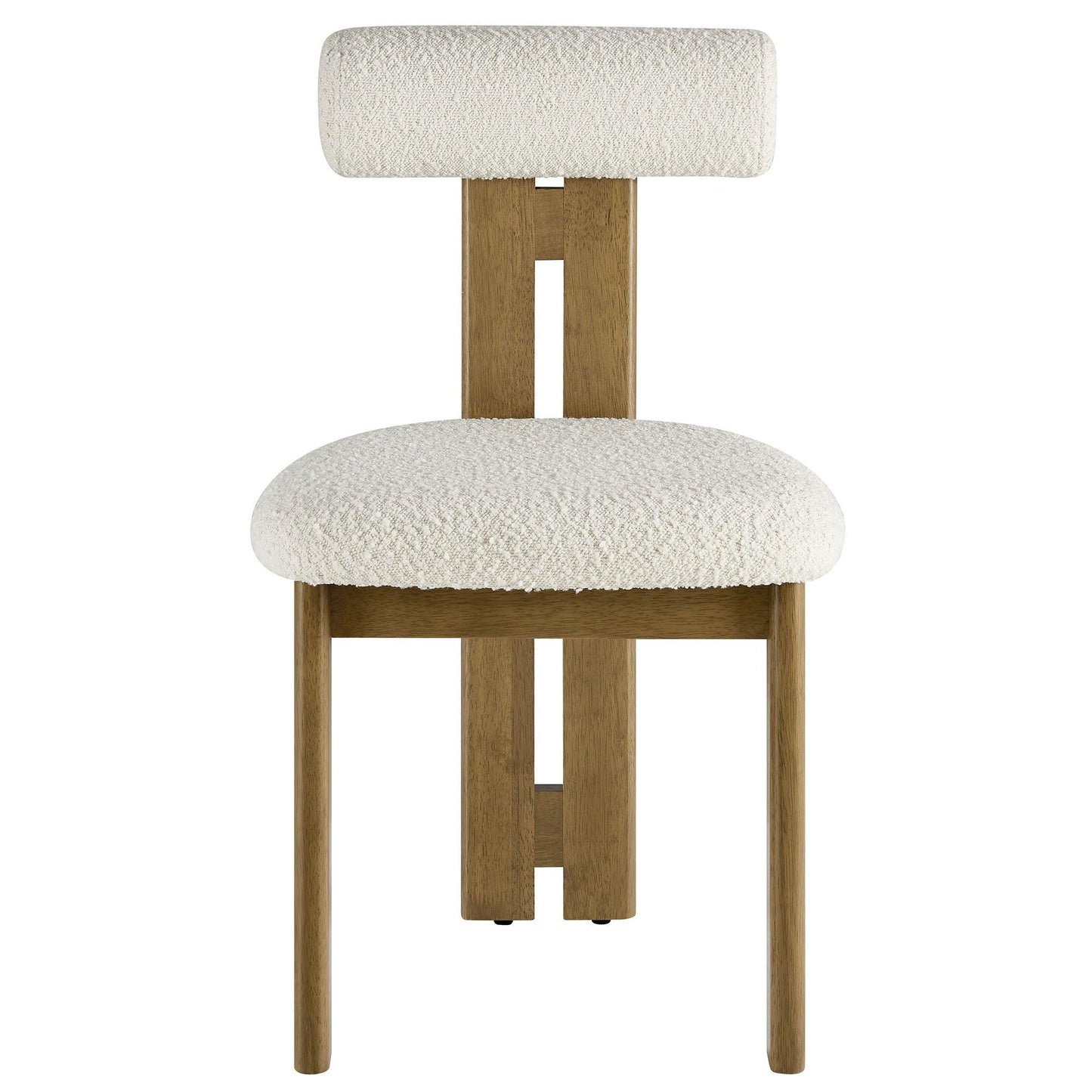 Torian Boucle Fabric Dining Chair Set of 2 by Modway FredCo